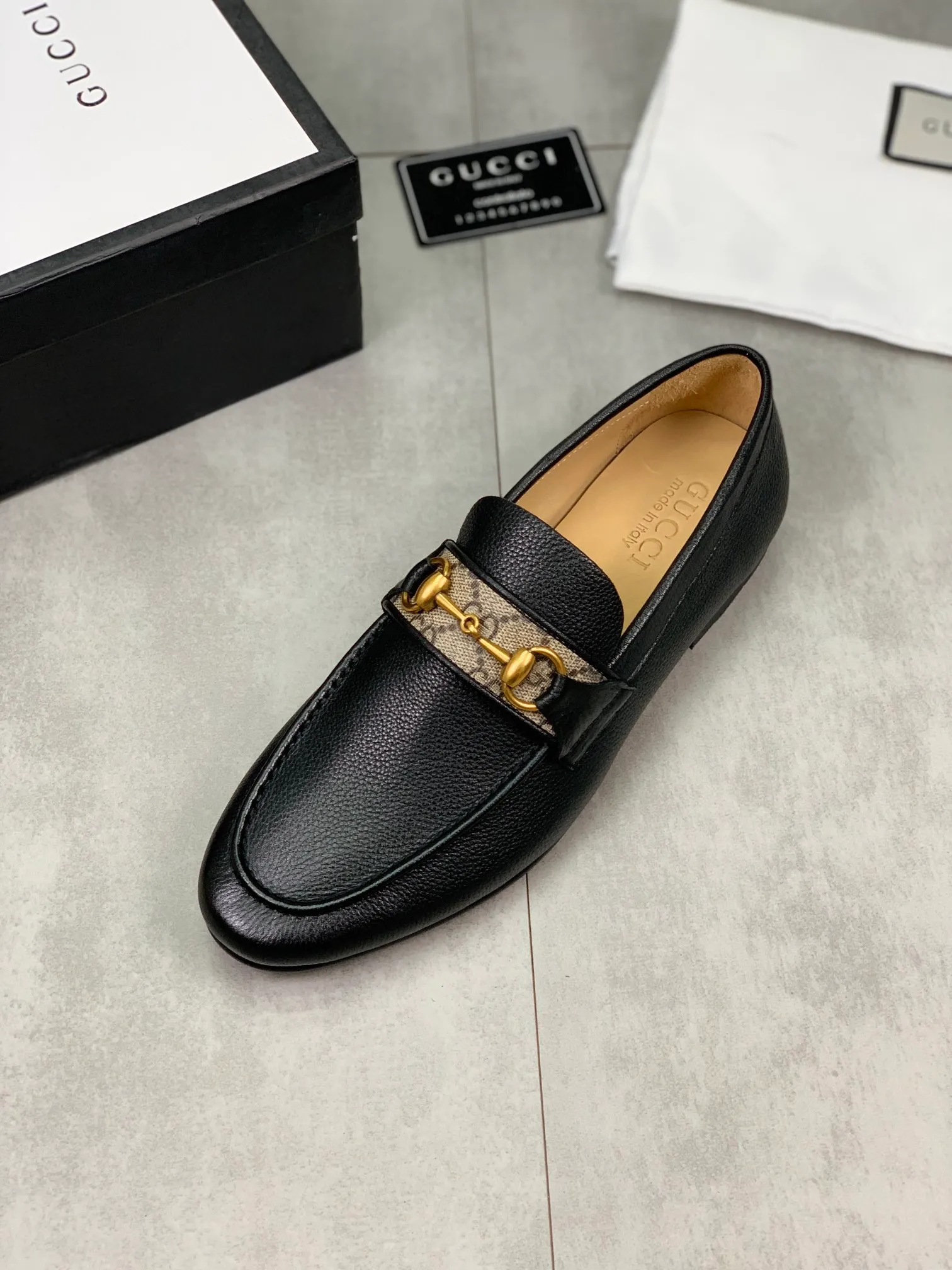 Men's men's shoes💰P520💰[New model]🆘Water-dyed cow lining [GUCCI] Gucci leather shoes, top men's purchasing agent, 2022 counter simultaneous sale, top-grade original calfskin imported from Italy ➕ first-layer cowhide lining) original sole provided by the original factory, fine workmanship, impeccable👍 You can enter and exit the counter at will; the real thing is super beautiful Sizes 38 to 44; 3⃣️colors🉑️ to choose from